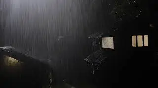 Heavy Rain & Thunder ASMR for Deep Sleep and Relaxation - Live Stream Experience