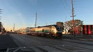 West Bound Metrolink in Santa Fe Springs
