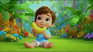 Wow Banana So Strong 🍌 | Fun Kids Song | Nursery Rhyme | Taj Kids