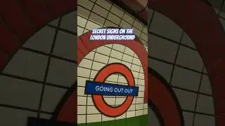 The SECRET roundal signs on the London Underground #train #londonunderground #travel #tube #tfl