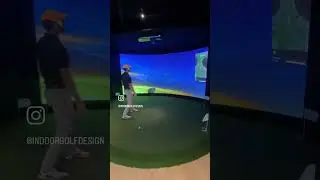 Indoor Curved Screen Golf Simulator