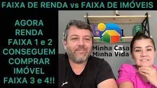 Renda Faixa 1 e 2 Conseguem Comprar Im&oacute;vel Faixa 3, Faixas de Rendas Vs Faixas de Im&oacute;veis - MCMV