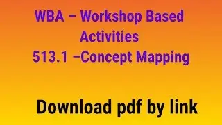Quick Success - 513.1 &ndash;Concept Mapping