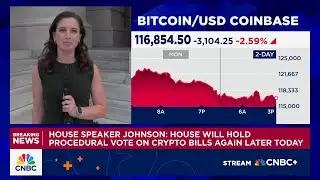 House Speaker Johnson: House will hold procedural vote on crypto bills again later today