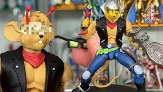 FA PAURA?! - Nacelle Biker Mice From Mars Throttle Sterzo Deluxe Exclusive Action Figure