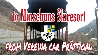 🚙Driving from Vereina car (Pr&auml;ttigau)_Graub&uuml;nden to Minschuns Skiresort_Graub&uuml;nden - Switzerland🇨🇭