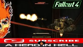 Fallout 4 - TurretBot Boom  #fallout4 #survivalgame