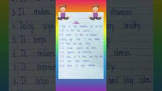 10 lines on Yoga in English #trending #education #yogaday