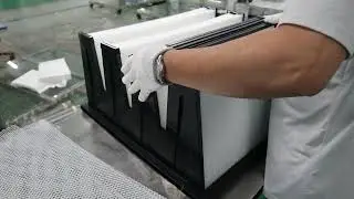V bank compact filter production