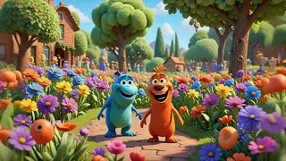 The Magic Carrot That Could Sing 🥕🎶 | Fun Kids Song | Learning and Imagination for Children