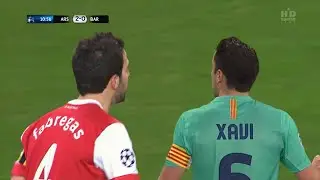 The day Fabregas showed Xavi who is the boss