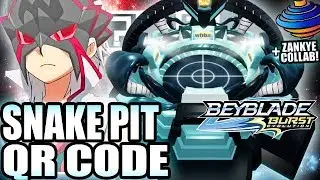 QR CODE SNAKE PIT BEYSTADIUM + ZANKYE COLLAB! - BEYBLADE BURST APP QR CODES