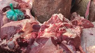 The first morning beef meat market || Amazing meat cutting skills.