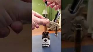 Vacuum filled fountain pen