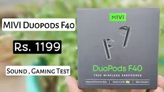 Mivi Duopods F40 | Mivi Doupods F40 Review | Best TWS Under 1500 | TWS Under 1500 | Under 1500 TWS