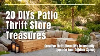 Patio Decorating Ideas: Creative Thrift Store DIYs to Instantly Upgrade Your Outdoor Space