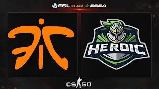 CS:GO Fnatic vs Heroic - Highlights - ESL Pro League Season 5 Europe de cobblestone