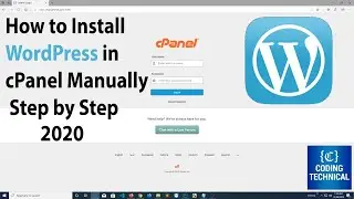 How to Install WordPress in cPanel Manually Step by Step 2020 | WordPress installation in cPanel