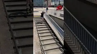 Can&rsquo;t beat a good old stair bash #inlineskate #urbanskating #stairride #urbanskating #rollerblade