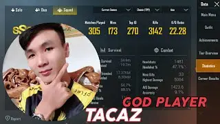 TACAZ PUBG Profile & Statistics Revealed | PUBG MOBILE