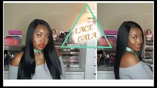 The Best Bone Straight Synthetic Wig!!!  It's A Wig! LACE GALA