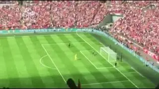 Thibaut Courtois penalty miss v arsenal