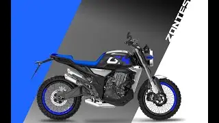 ZONTES 350GK Released Appearance Design Patent Drawing  | MEGA CHINAMOTOR