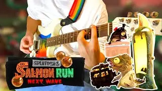 【スプラトゥーン3】サーモンランの特殊WAVEの変拍子の曲「運鈍根」がヤバイので弾いてみた【ギター】