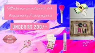 #Makeupunder200 #Affordablemakeupkit Makeup Kit Under Rs 200/- For Beginners/Teenagers 🛍️💄💸