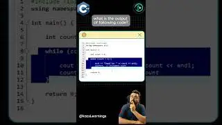 While loop in C++ #shorts #programing #programmingfundamentals