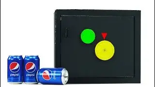 How to Make Mini Safe with Combination Lock from Cardboard