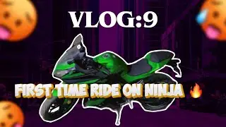 First Time Ride On Ninja 300 🚀 | Sound 🔥 | Enjoy With Brothers 😂 | Vlog:9 | Shoaib Idrisi Vlogs |