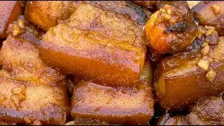 How I Make Crispy Spiced Meat Cubes Over Rice (Full Cooking Process)
