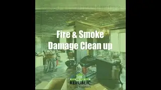 Clean Republic&rsquo;s Fire and Smoke Damage Clean-Up service