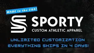 SPORTY Custom Athletic Apparel 25% off until August 15th