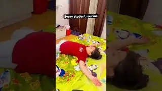 Every student routine#shorts#relatable #funny #studentlife #trending