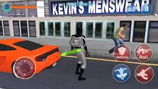 Injustice Spider Rope Hero Miami Crime - Black Spiderman Hero Secret Mission Game