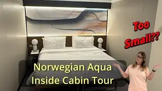 NCL Aqua Inside Cabin Tour - Cabin 10147 - Is It Too Small?