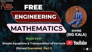 Simple Equations & Transposition of Formula Part2 (Made Easy)