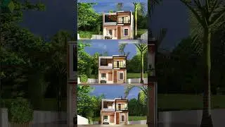 Residential Front 3D Elevation | Modern Design Meets Smart Space Planning 🏡✨