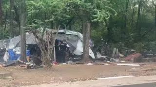 Harrisburg's Tent City is vacated, cleared out by police