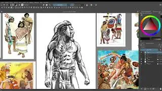 Toltec Eagle Warrior &ndash; Digital Speedpainting | Fantasy Mesoamerican Warrior Design - Part: 1