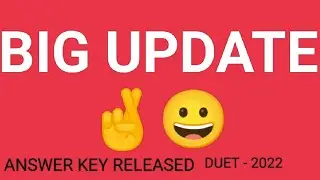 DUET 2022 MATHS ANSWER KEY RELEASED|| RESULT DUET|| DU-PG ANSWER KEY