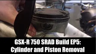 GSX R 750 SRAD Build: Cylinder and Pistons Ep5