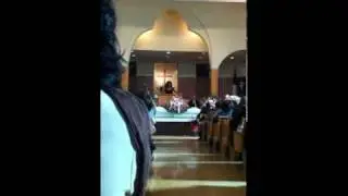 Whitney Houston sings 