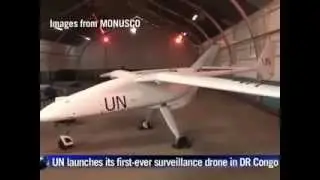premier surveillance de Drones de L'ONU au Congo