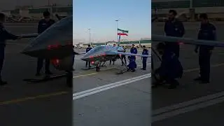 Iran new drone unveiled 😳 #iran #israel #iranwar #fordow #straitofhormuz #telaviv #khomeini #drone