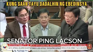 SENATOR PING LACSON KUNG SAAN TAYU DADALHIN NG EBIDENSYA? KELAN PA KAYA? ##senatehearing #viral 