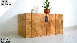 Como hacer Baúl Rustico ( Rustic Trunk)