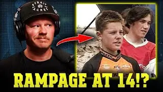 The YOUNGEST Rider to Compete at RED BULL RAMPAGE! 🤯 - Kyle Strait